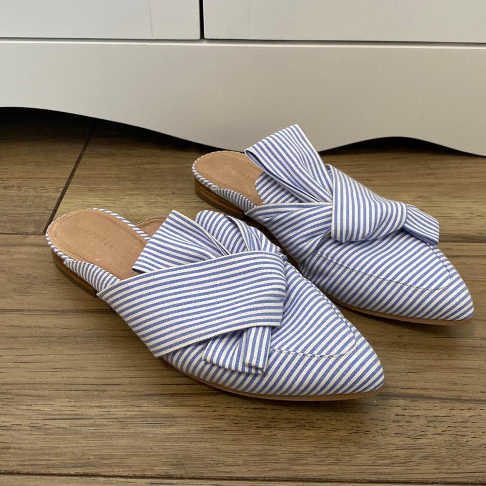 Halogen striped mules 8M